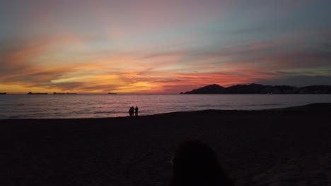 sunset in manzanillo, colima, mexico