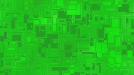 Animation-of-data-processing-over-computer-circuit-board