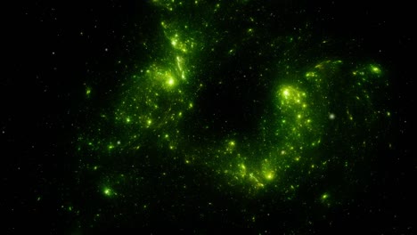 volando a través del espacio, fondo estelar del espacio exterior