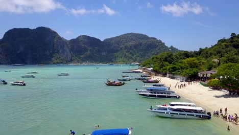 beautiful aerial footage of thailand