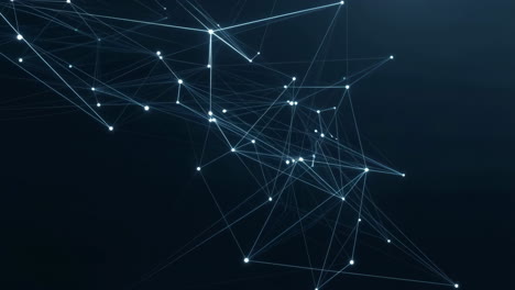 abstract digital network connections on dark background