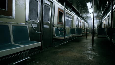 empty subway carriage