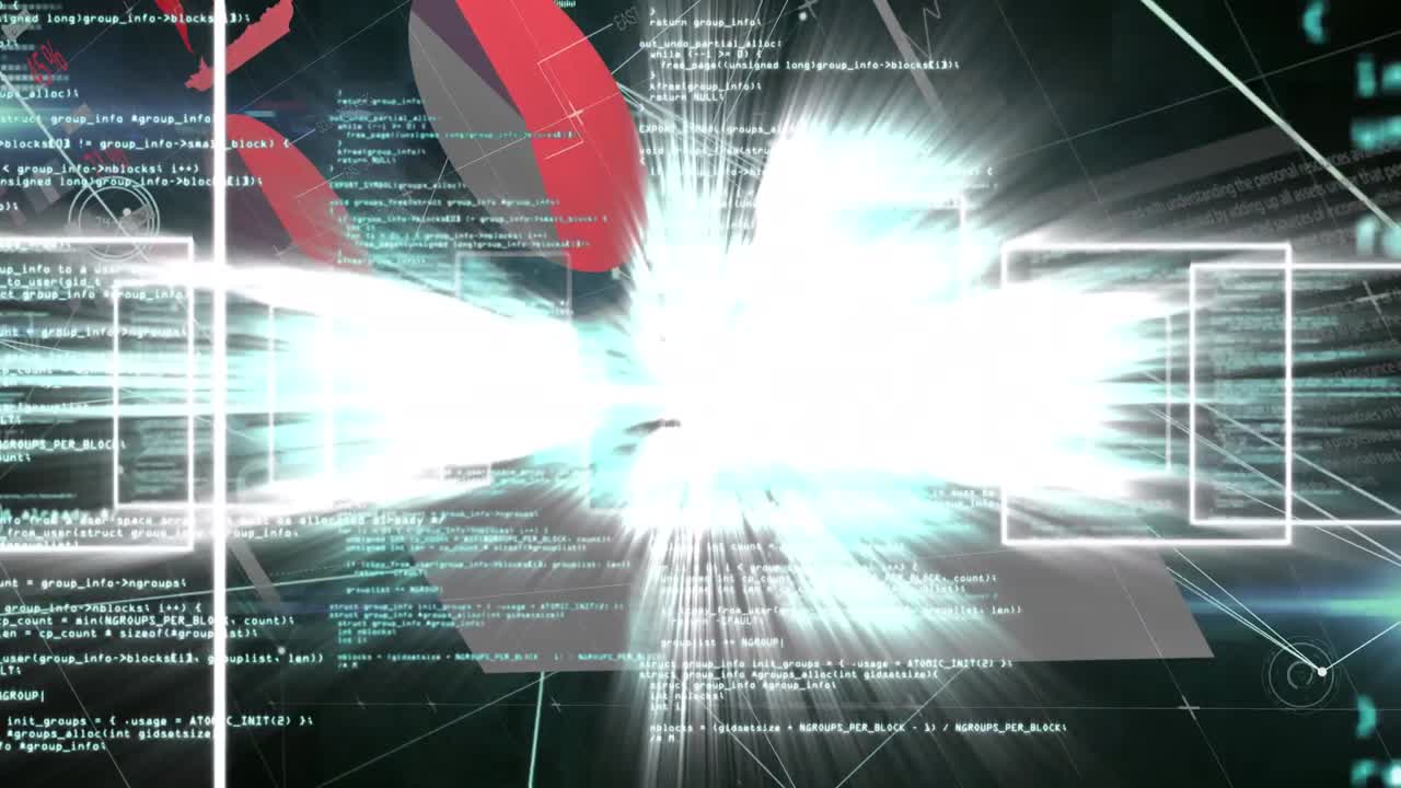 화면을 통해 데이터 처리의 애니메이션