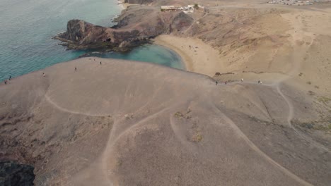 Papagayo-Strand,-Lanzarote,-Kanarische-Inseln,-Spanien