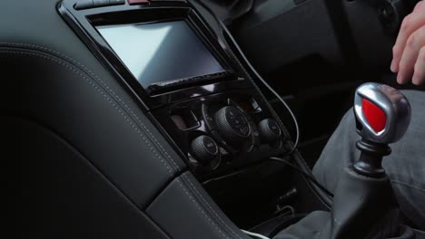 car air conditioning being turned up right hand drive
