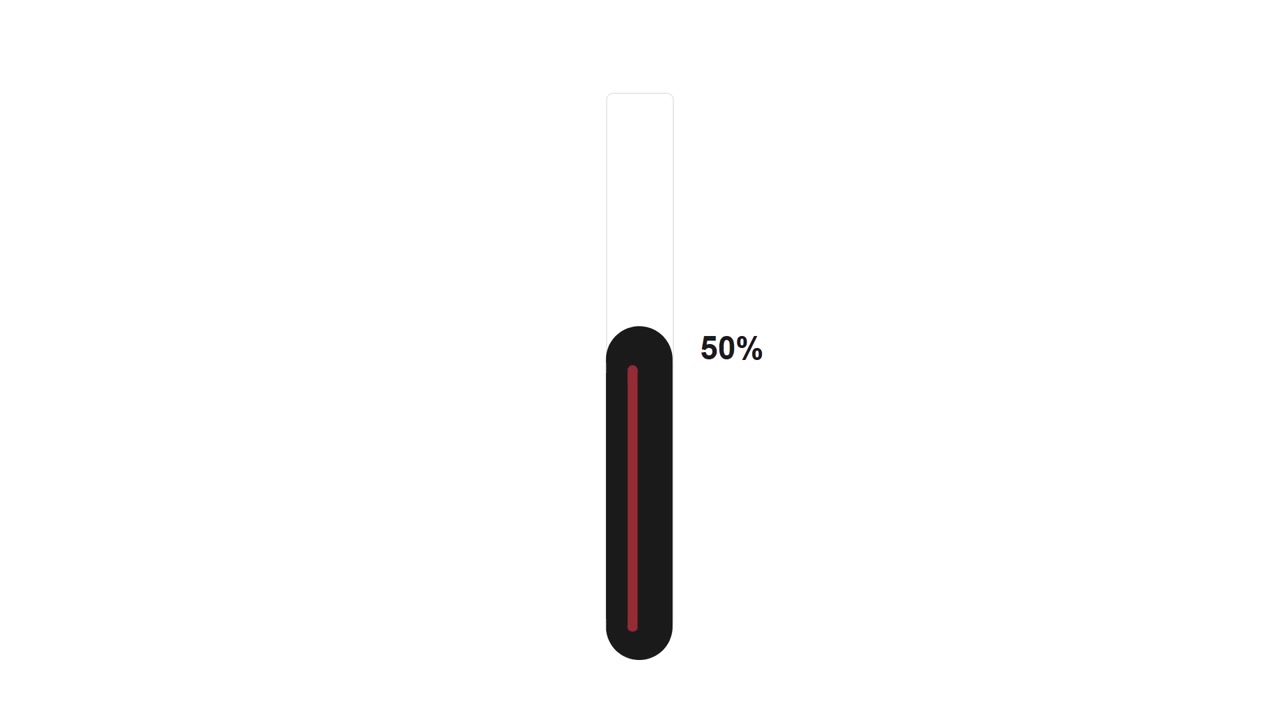 Vertical Loading Progress Bar Filling Up