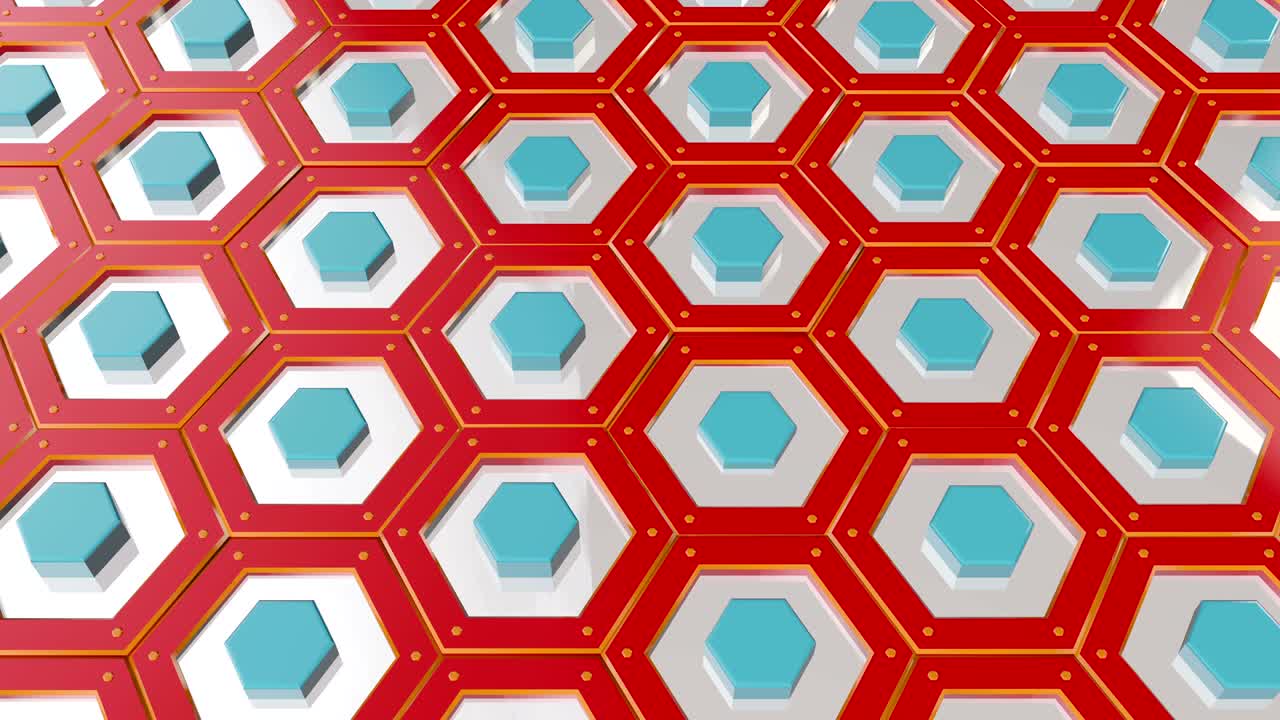 animación de cuadrícula de panal