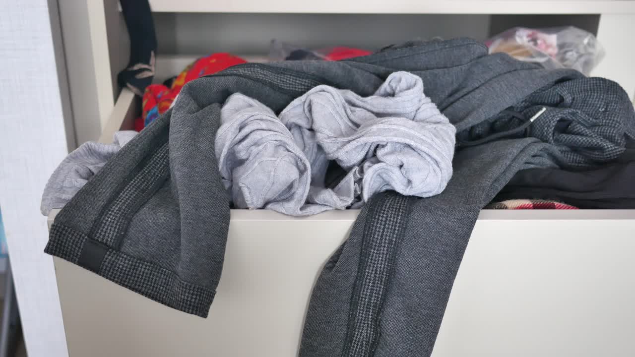 Messy Clothes Drawer