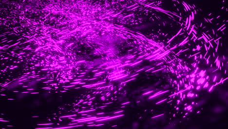 abstract glowing purple spiral