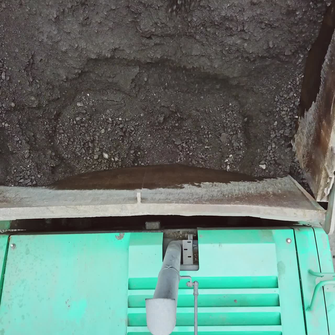 Asphalt road under construction