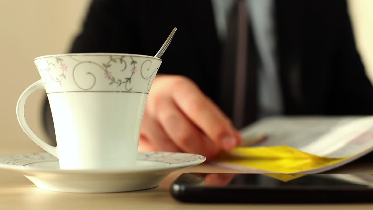 사업가 휴식 시간 1