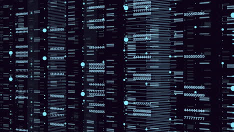 Digital-binary-code-with-random-neon-led-numbers-on-computer-screen