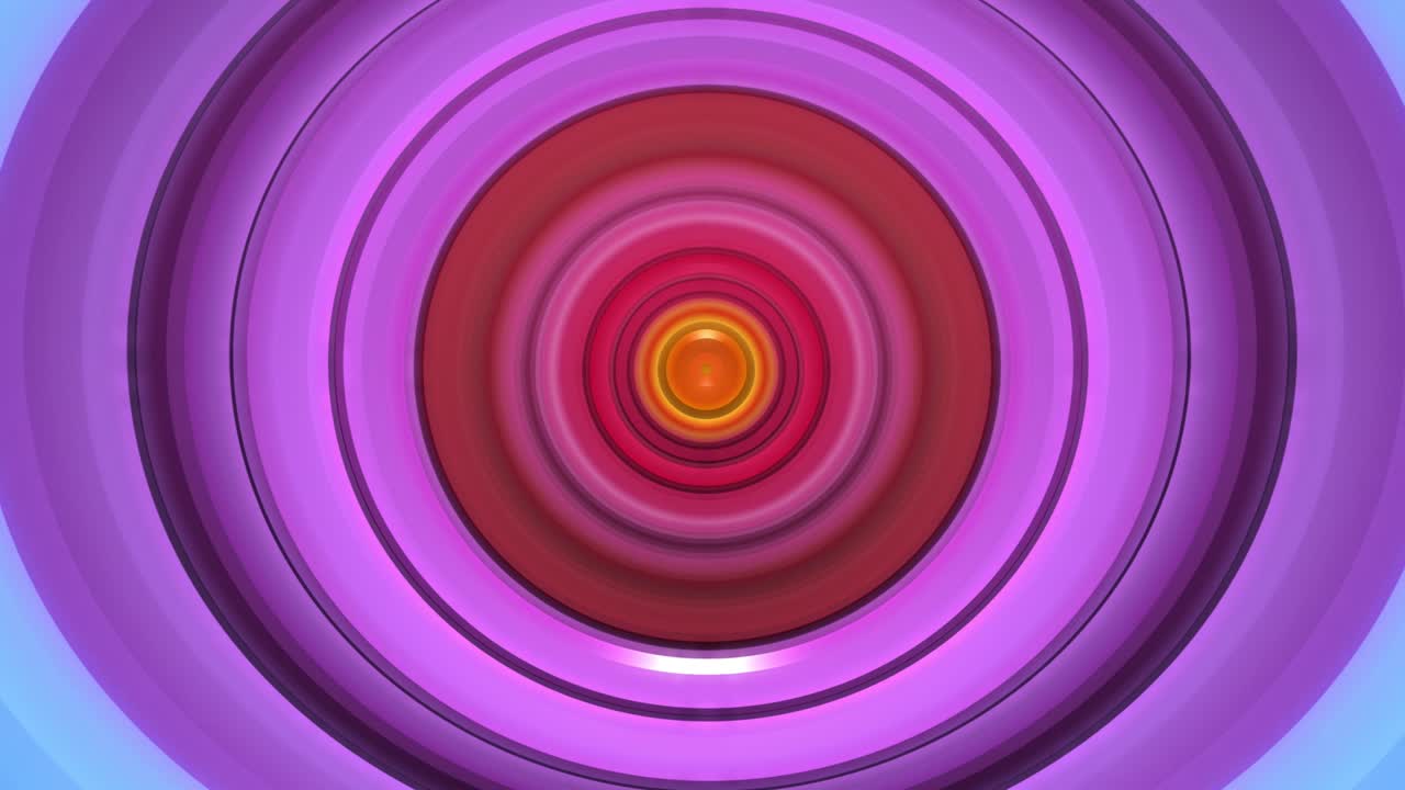Moving abstract multicolored round background