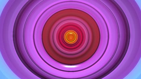 moving abstract multicolored round background