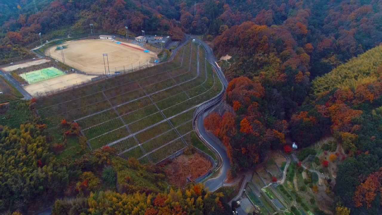 히로시마에서 dji phantom4pro로 촬영한 시네마틱 일본의 풍경
