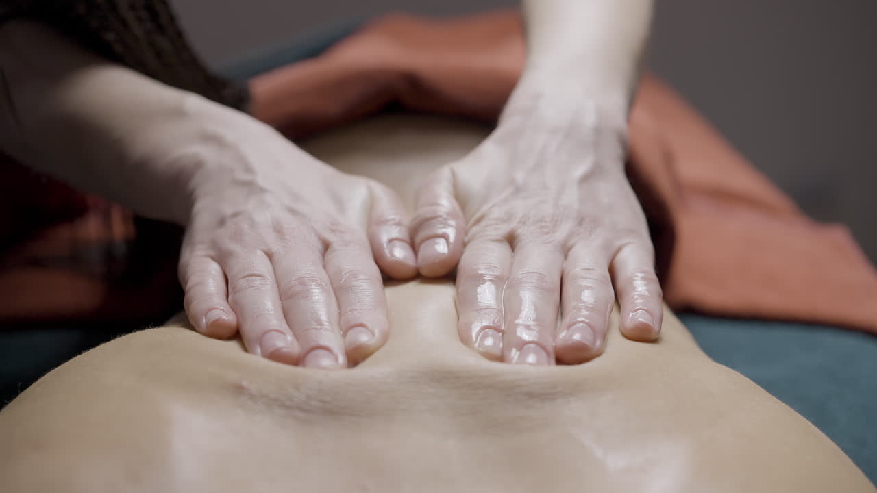 sesión de masaje de espalda