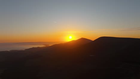 sunrise at conor pass - dingle co.kerry - 4k cinematic drone footage 04
