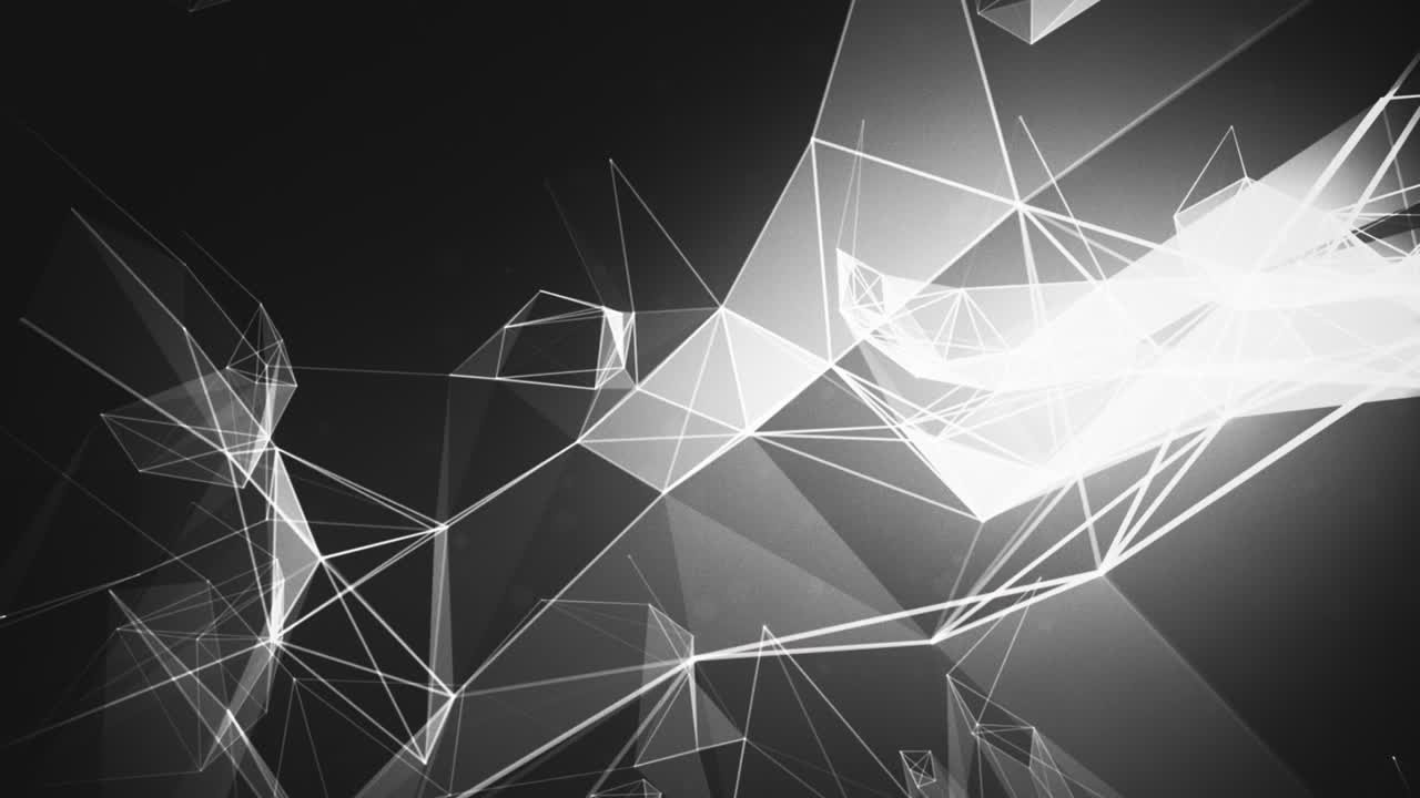 intro de promoción de monedas criptográficas. fondo geométrico abstracto con puntos y líneas de conexión.