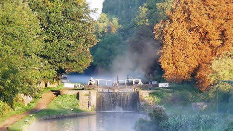 came across this little magical smokey moment along a canal