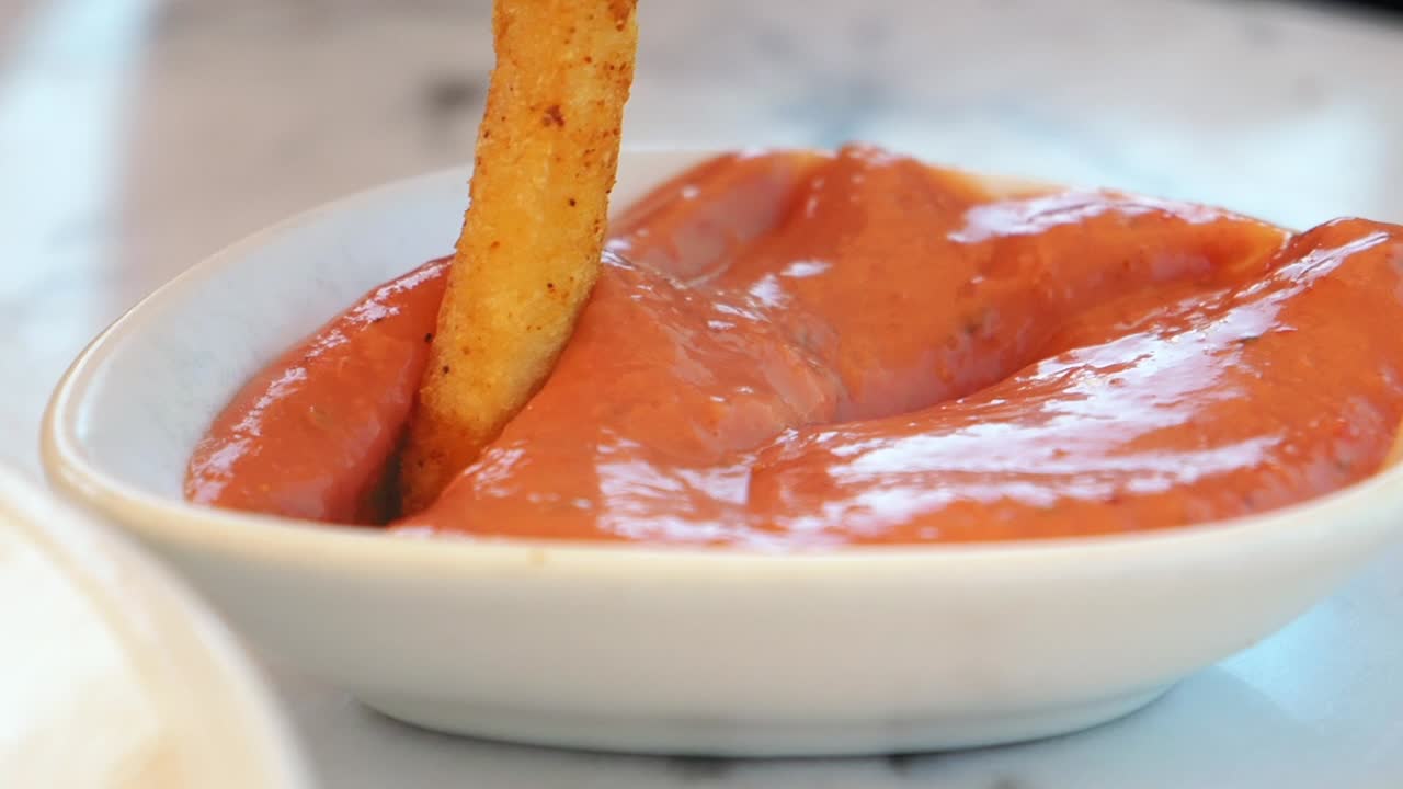 Sauce and French Fries