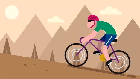 cycling mountain