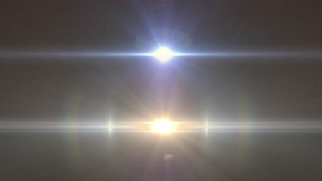 animación de rastros de luz y puntos sobre fondo negro