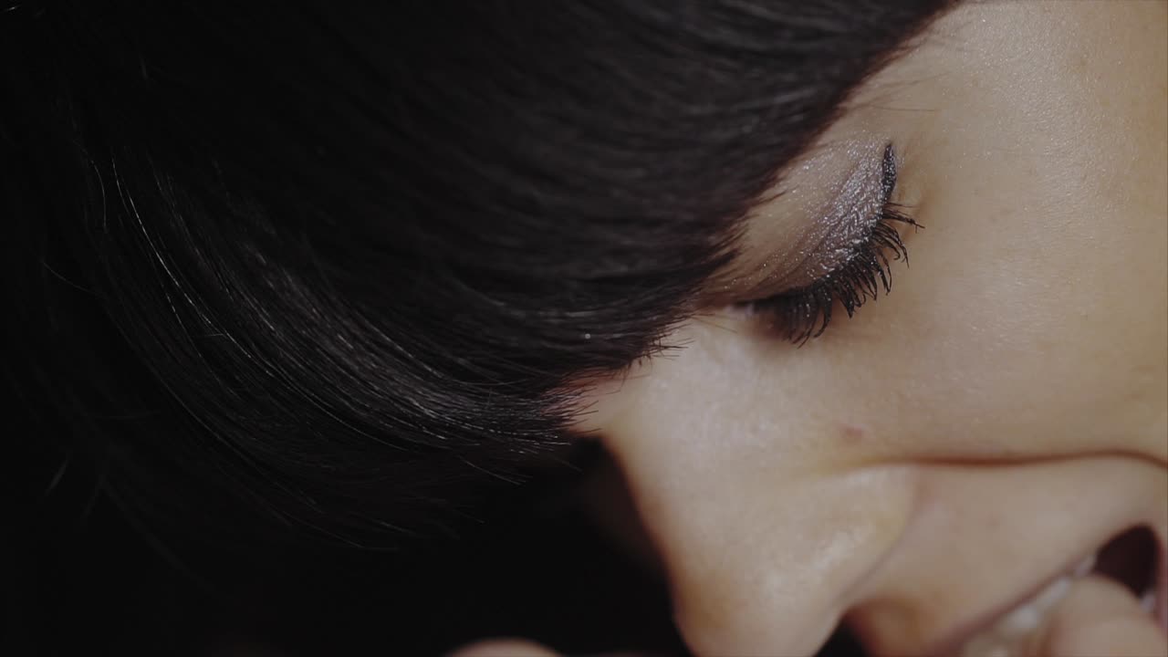 primer plano de la cara de una mujer