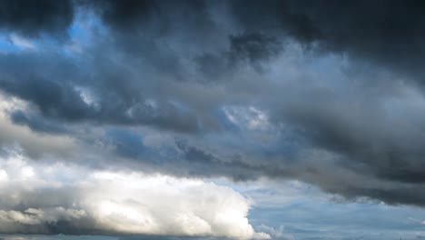 stormy sky with clouds