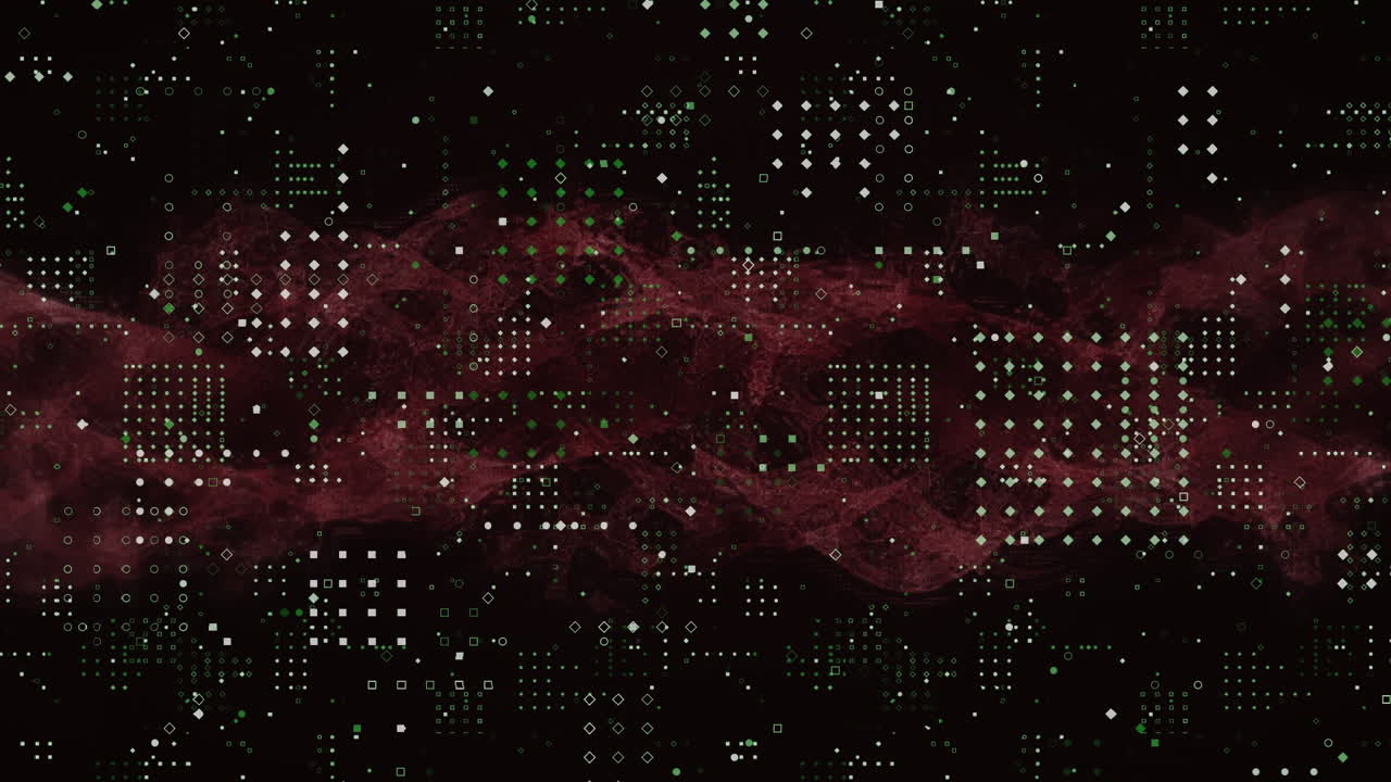 animación de una cadena de adn giratoria sobre un fondo negro