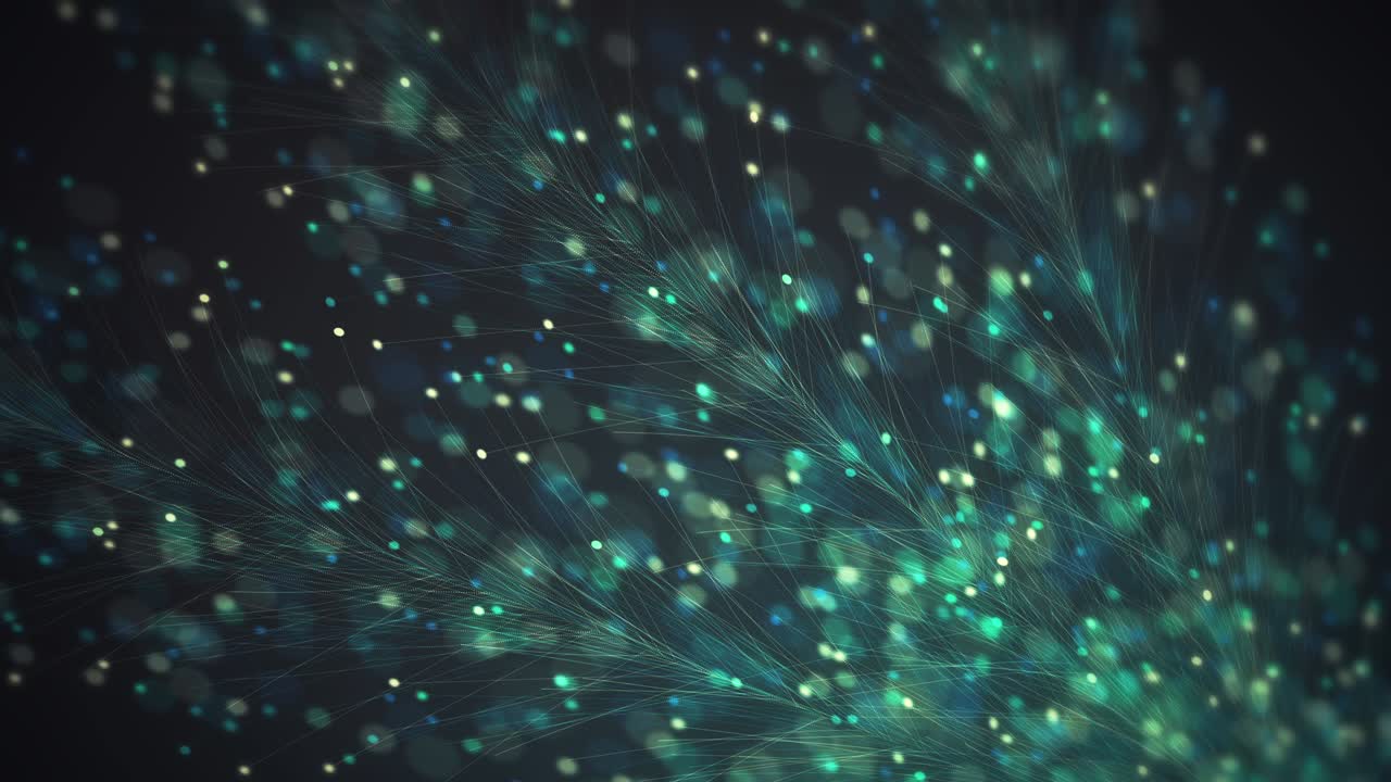 Abstract floral background animation