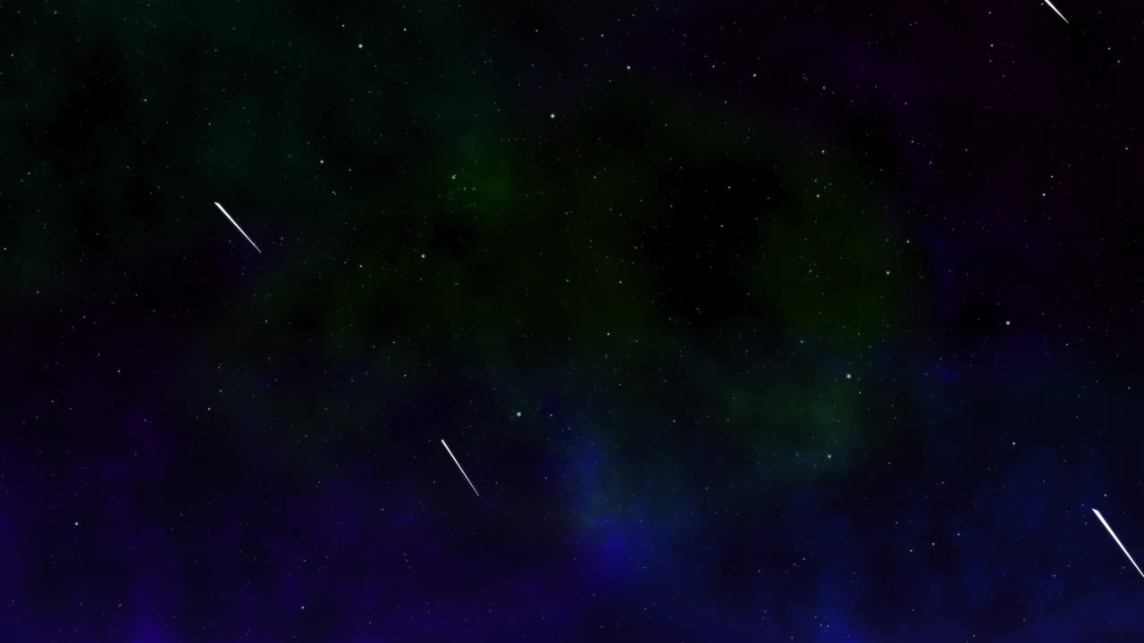animación de partículas de meteoritos del universo gráficos de movimiento
