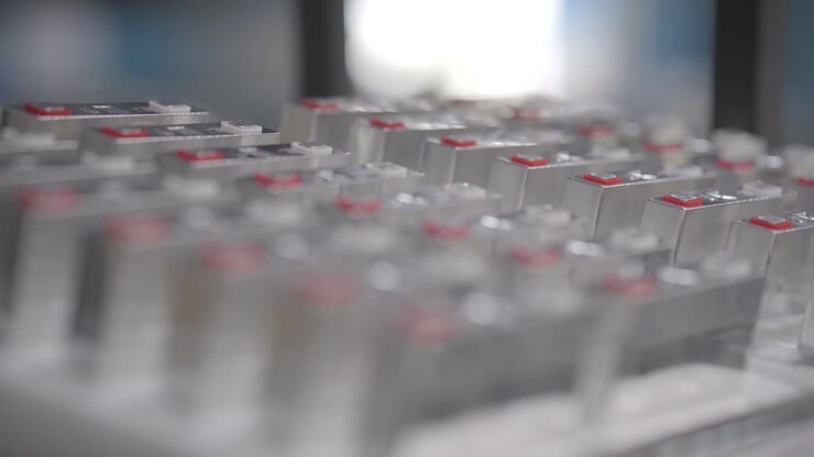 Lithium- ion Batterys box in tray