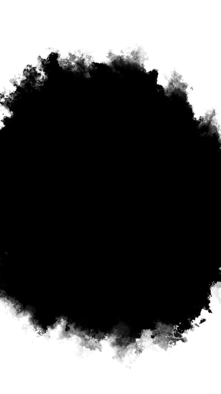 Sfondo monocromatico con bordo fumoso, centro scuro, morbide nuvole di inchiostro e bordi dipinti astratti, citazione.