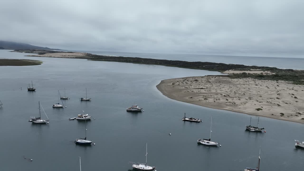 Morro Bay California Aerial View