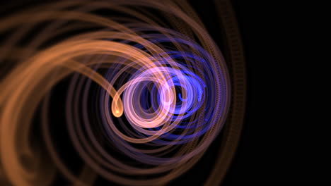 movimiento de líneas amarillas y azules con fondo abstracto 1
