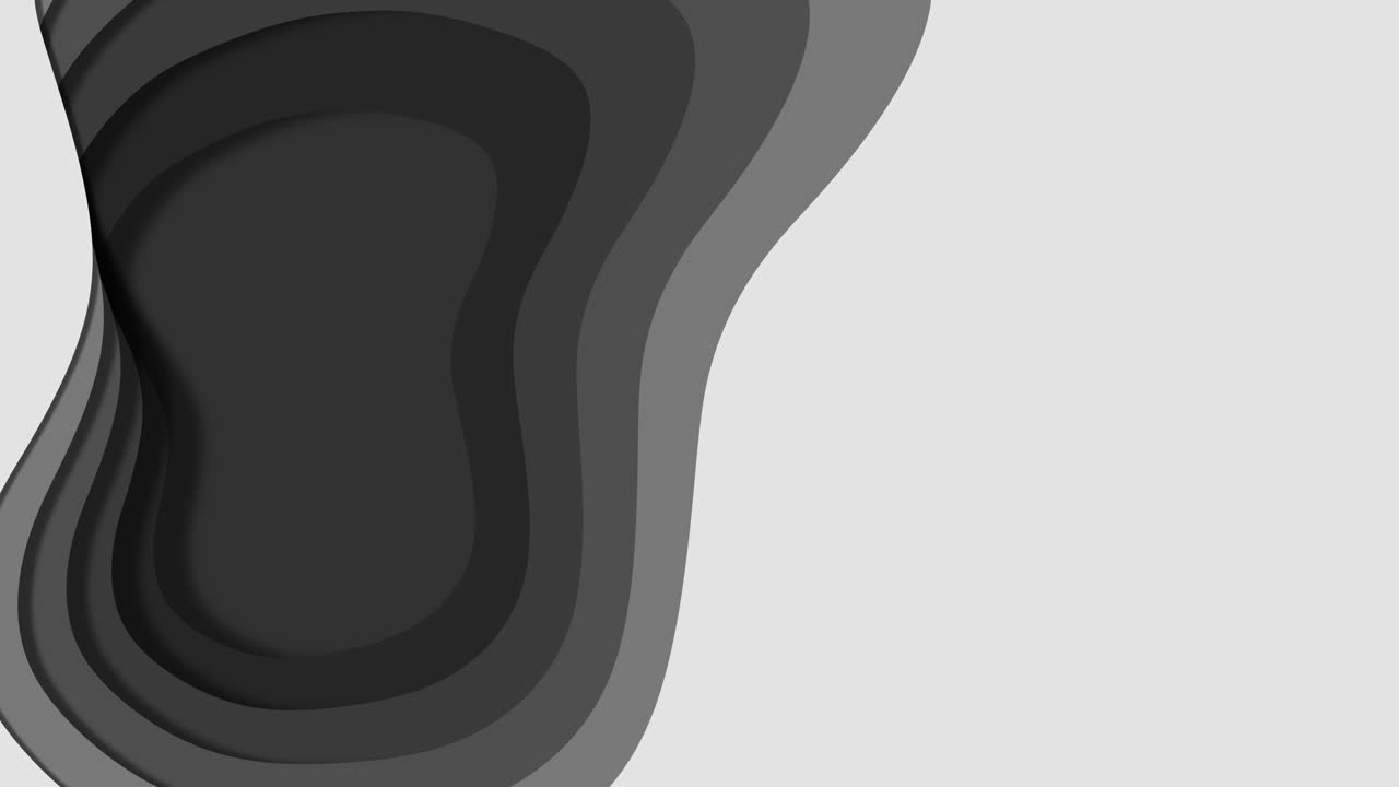 Dynamic black and white zigzag pattern on gray background