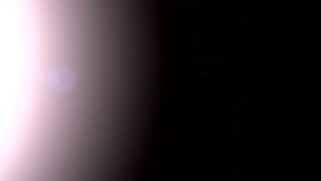 abstract motion graphics digital red line in wall with sun ray.