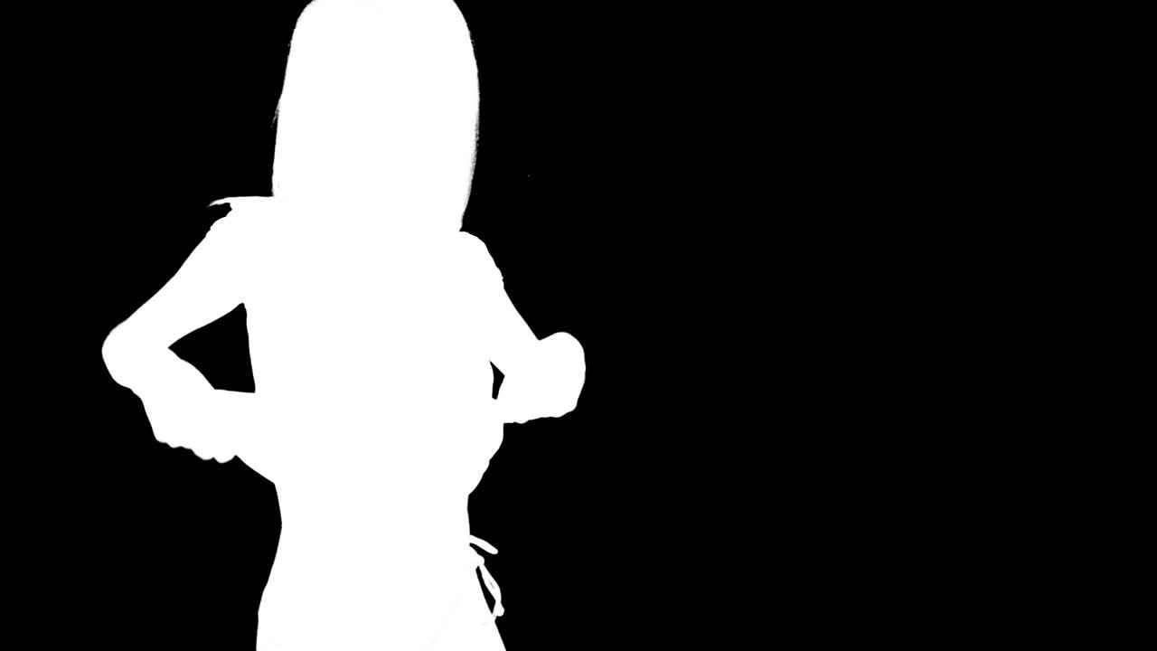 춤추는 여자 컷 아웃 00