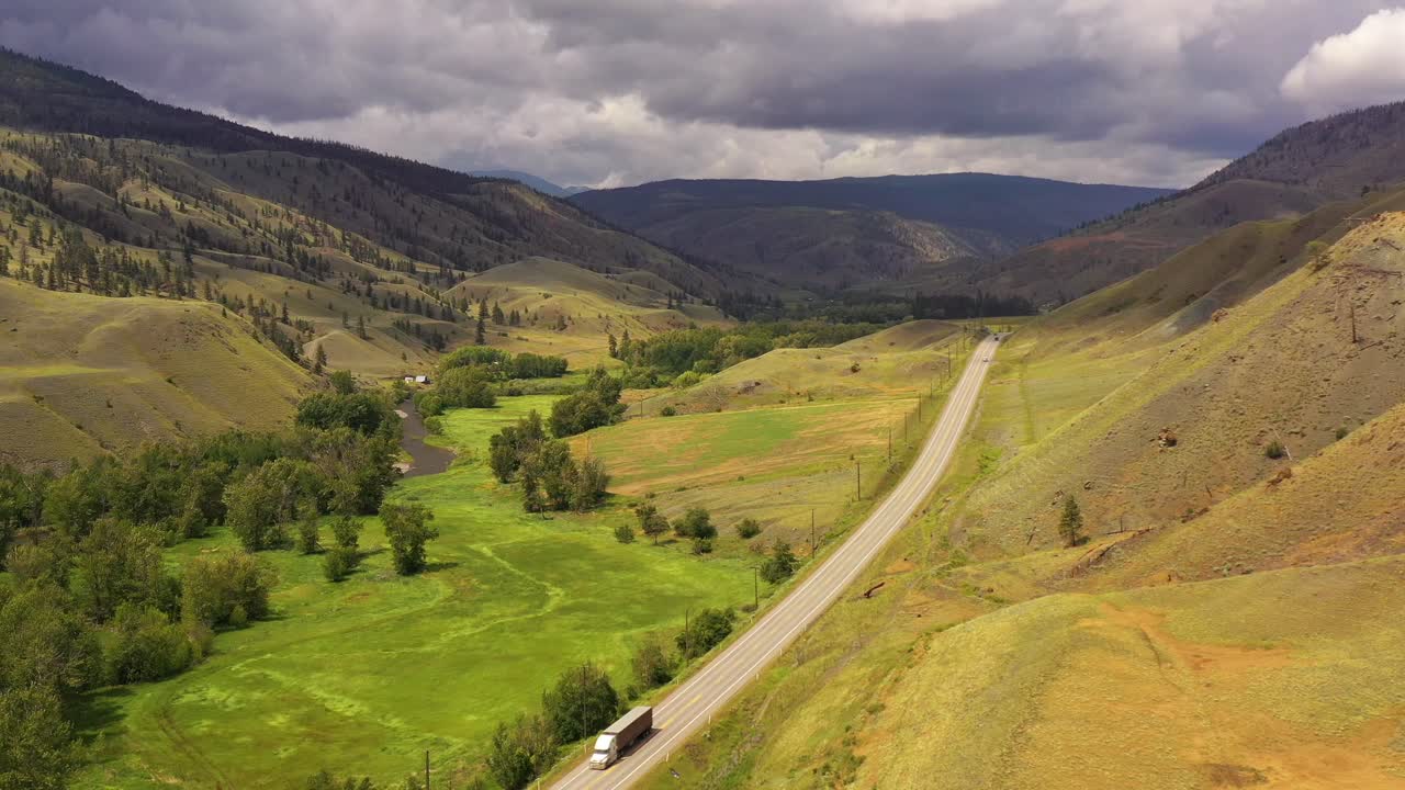 British Columbia's Wetlands: Greenery along Cariboo Highway near Clinton BC