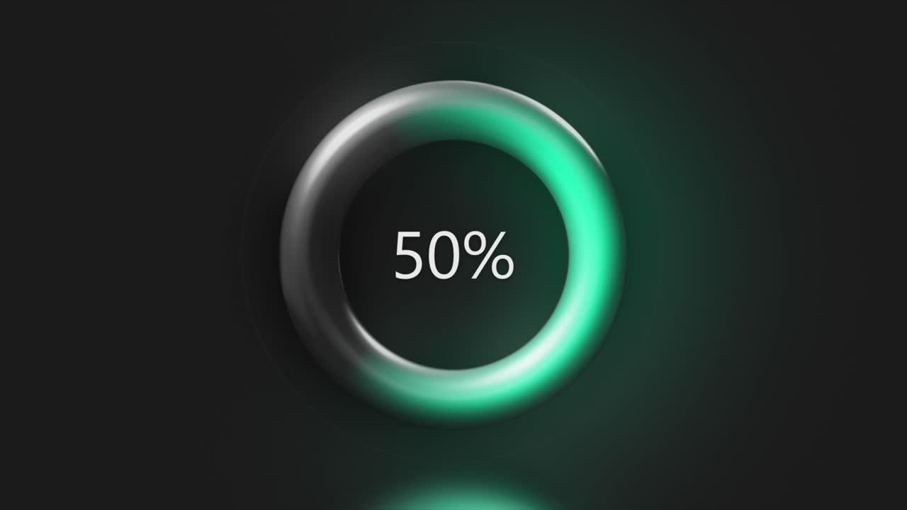 Green Circle Progress Bar