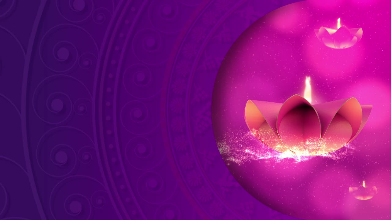 Felice celebrazione del Festival Diwali.