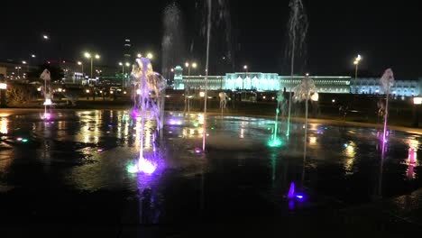 noche de la fuente de agua de doha