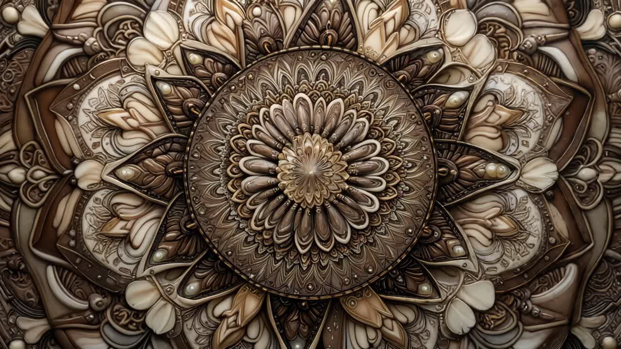 Intricato disegno di mandala