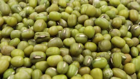 mung bean macro slowly spinning