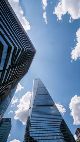 modern skyscrapers reaching for the sky
