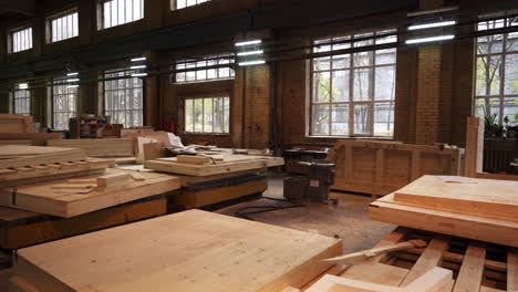 woodworking factory production line