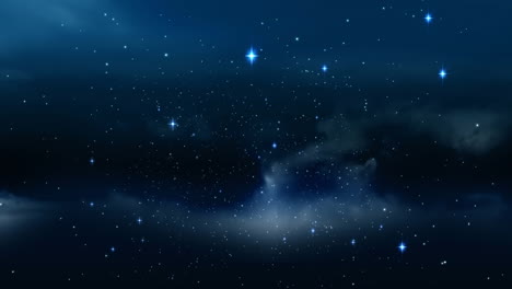 animación de texto y formas de nivel en fondo azul