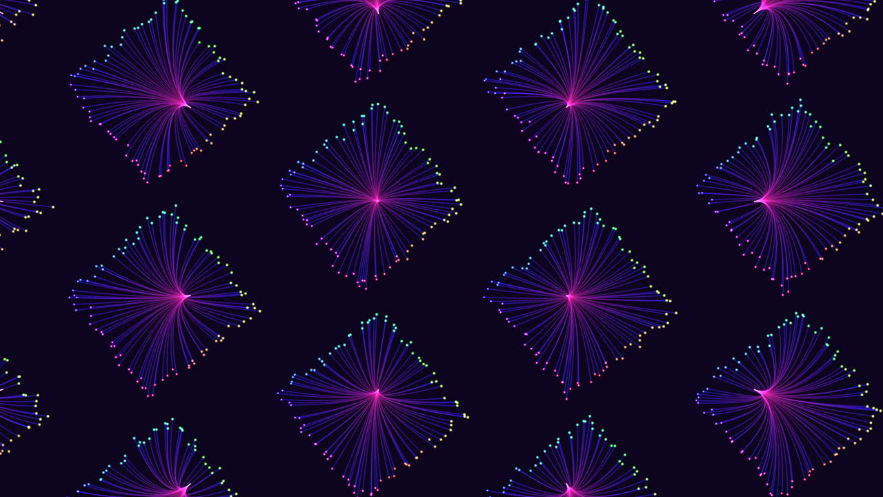 Radiant grid seamless purple and pink line pattern