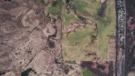 aerial establishing shot of the ben nevis mountain range revealing loch ness