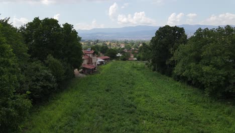 Luftbild-Ländliches-Pflanzenfeld